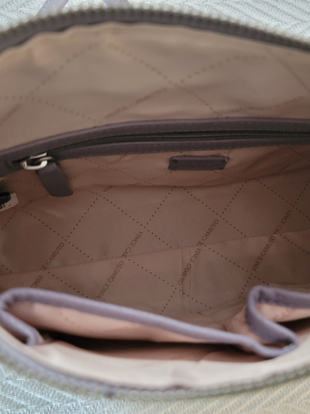 Vince Camuto Lilac Leather Bag - Picture 4 of 7